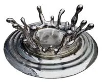 Всплеск воды из нержавеющей стали (517626) монтаж арт-объект  в Красноармейске