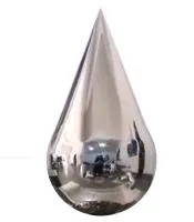 Капля 1000 х 500 зеркало aisi304 (517624) производство арт-объект  в Красноармейске