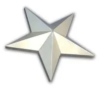 Звезда на обелиск ø 200 (197199) поставка - стела памятник мм. пустотелая  в Красноармейске