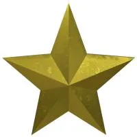 Звезда накладка на памятник литая латунь в Красноармейске (518483)