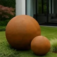 Кортен 2 шара - композиция (518935) ∅ 0,75 и 1,5 м. Красноармейск