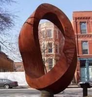 Кортеновская сталь скульптура кольцо (518292) поставка арт-объект  в Красноармейске