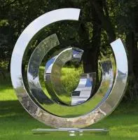 Скульптурная арт композиция кольца (518293) поставка арт-объект  в Красноармейске