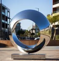 Кольцо нержавеющая сталь скульптура (518260) производство арт-объект  в Красноармейске