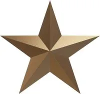 Звезда на памятник ветерану ВОВ из бронзы в Красноармейске (518494)