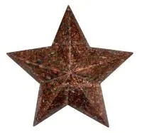 Звёздочка из красного гранита на памятник в Красноармейске (518445)