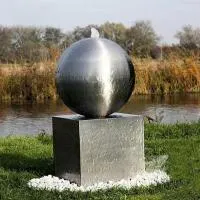 Стальной фонтан  сфера (518889) ∅ 450 мм. Красноармейск 