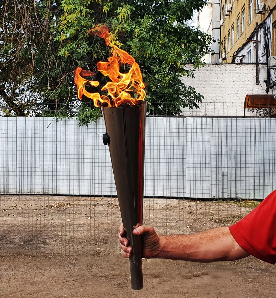 Факел олимпийского огня в Красноармейске